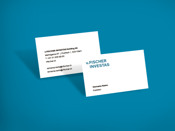 Visitenkarte v.FISCHER Investas