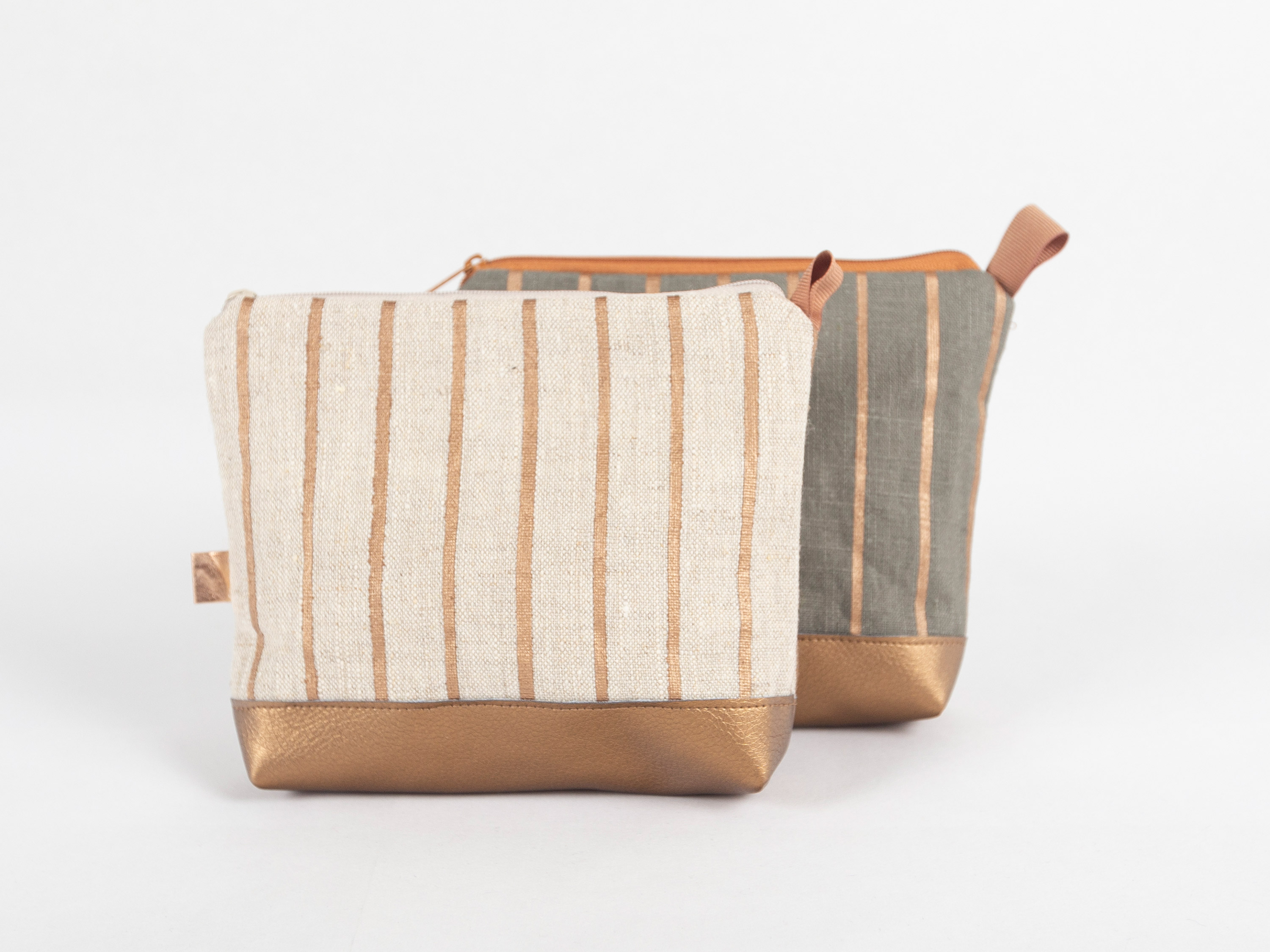 Kosmetiktasche gestreift