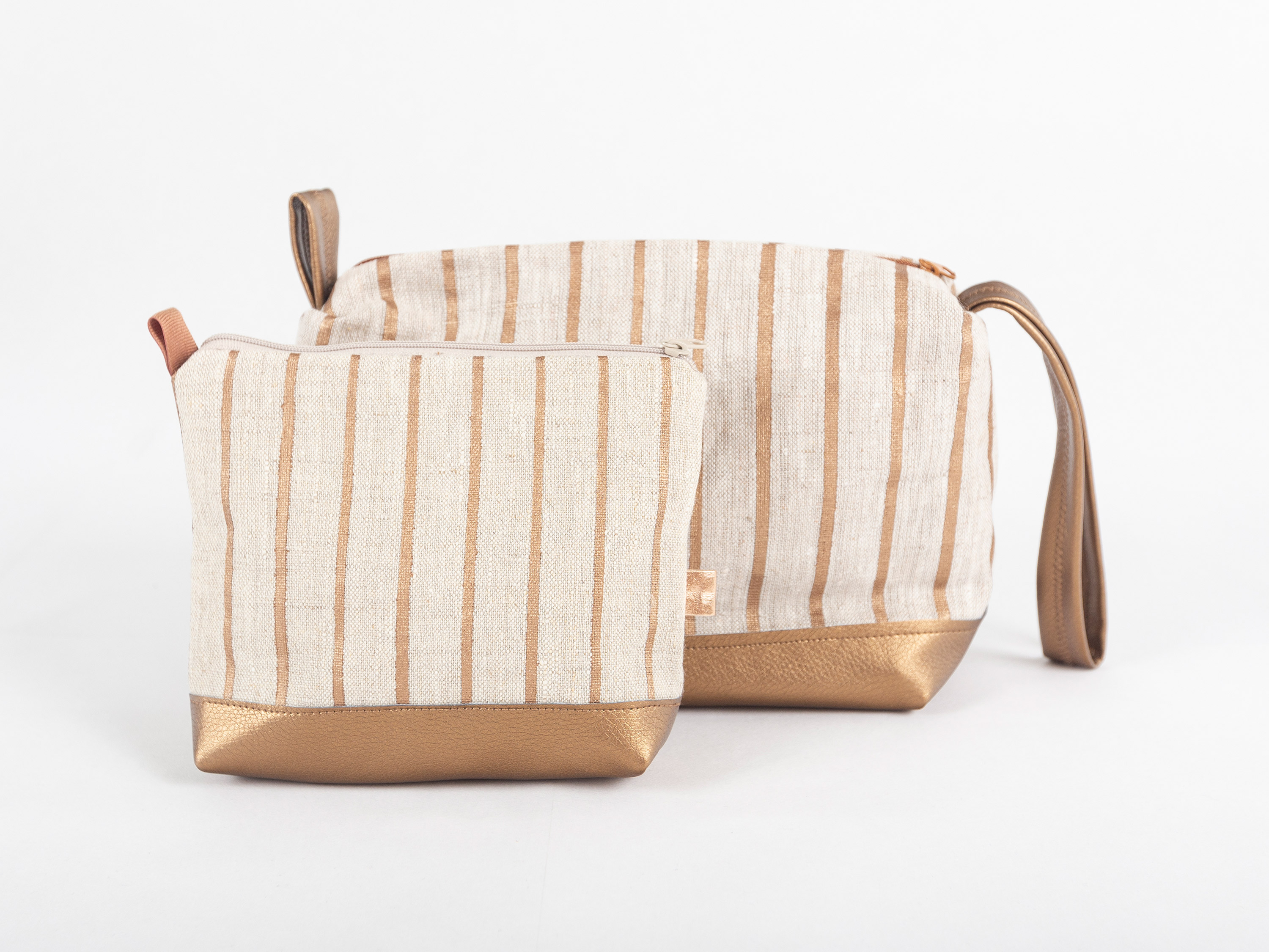 Kosmetiktasche gestreift