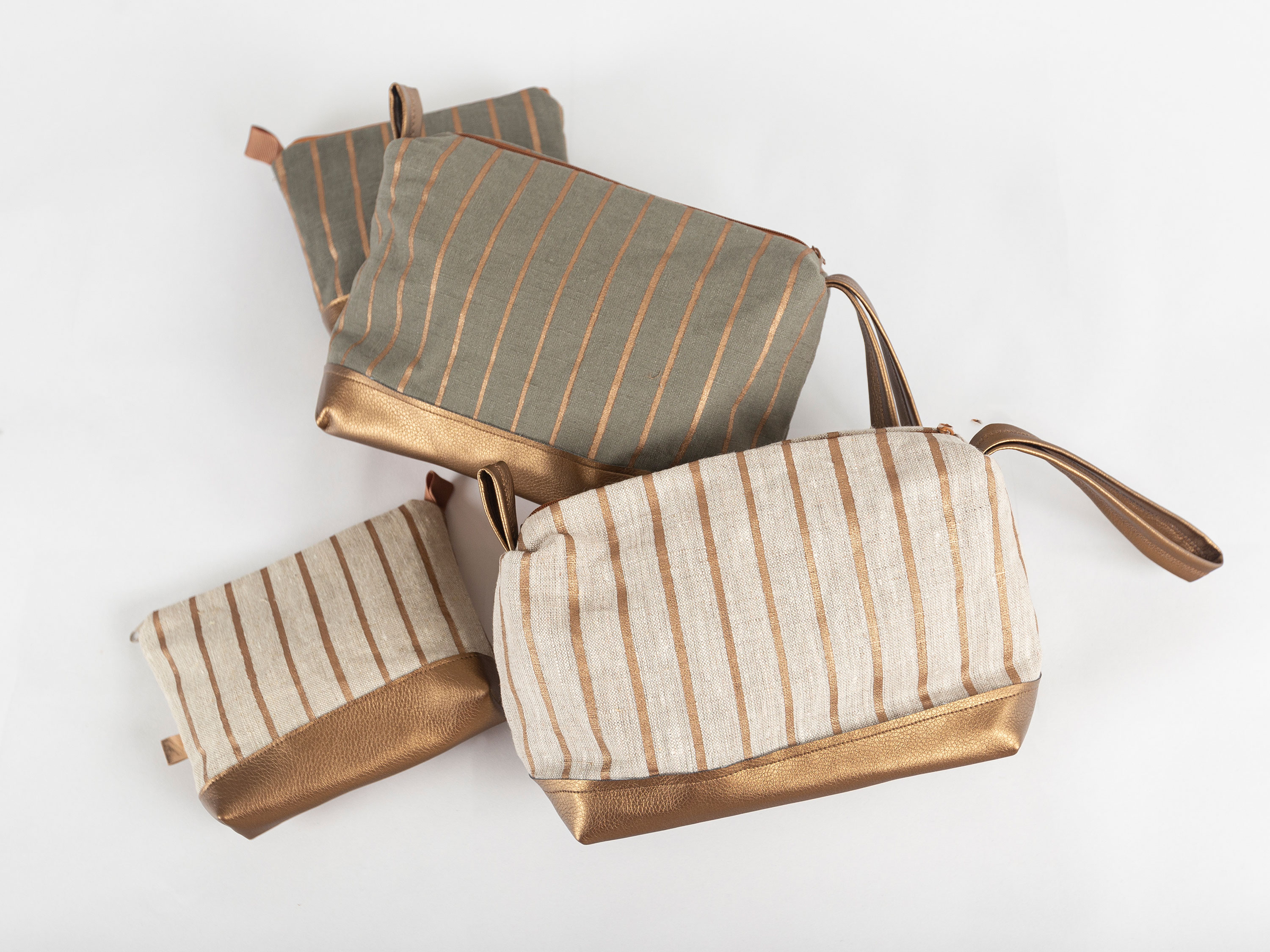 Necessaire gestreift