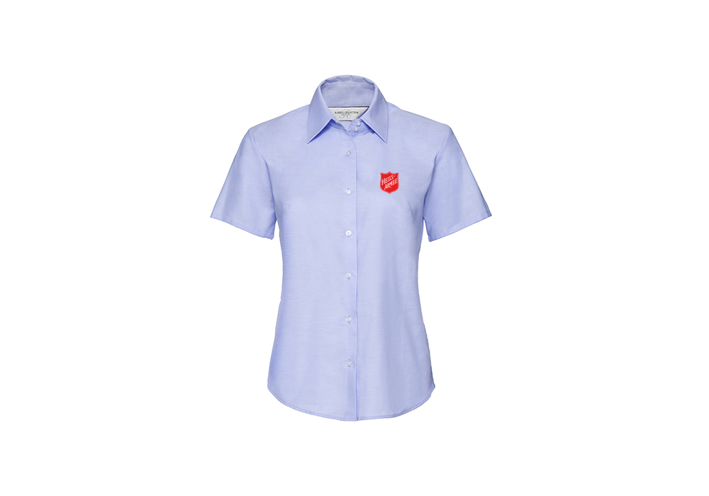 Oxford Kurzarmbluse / Regular Fit Z933F 