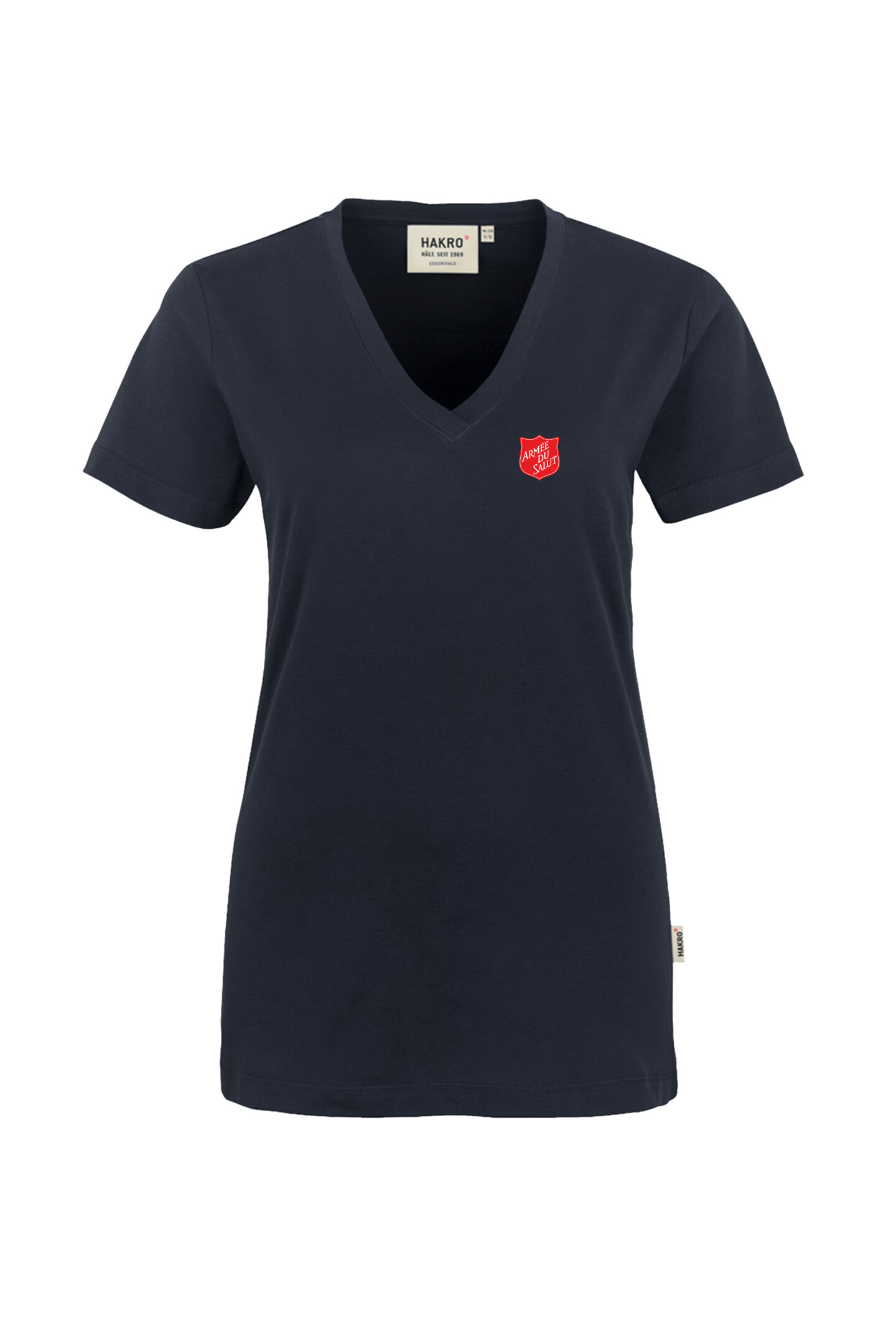 T-shirt V-col pour dames Hakro / Regular Fit