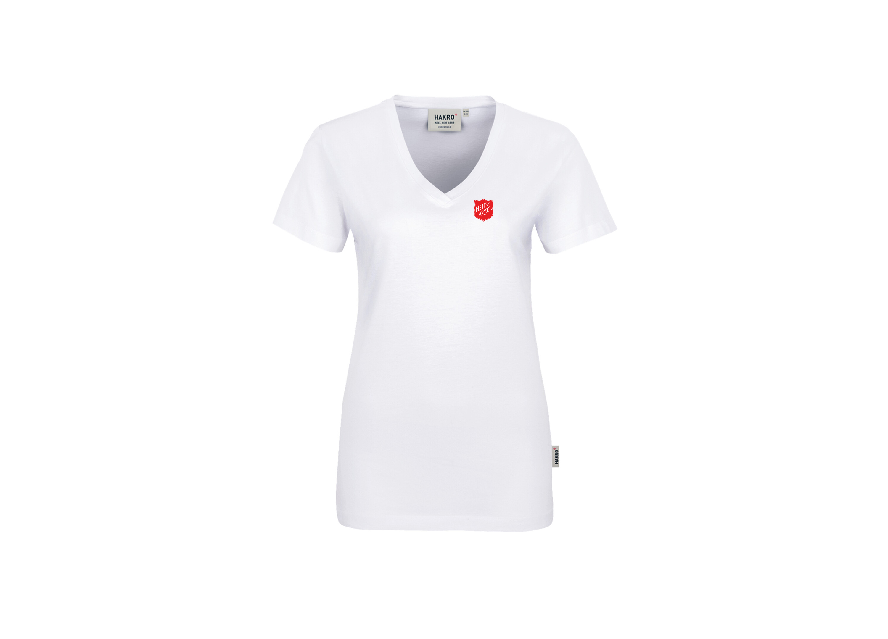 T-shirt V-col pour dames Hakro / Regular Fit