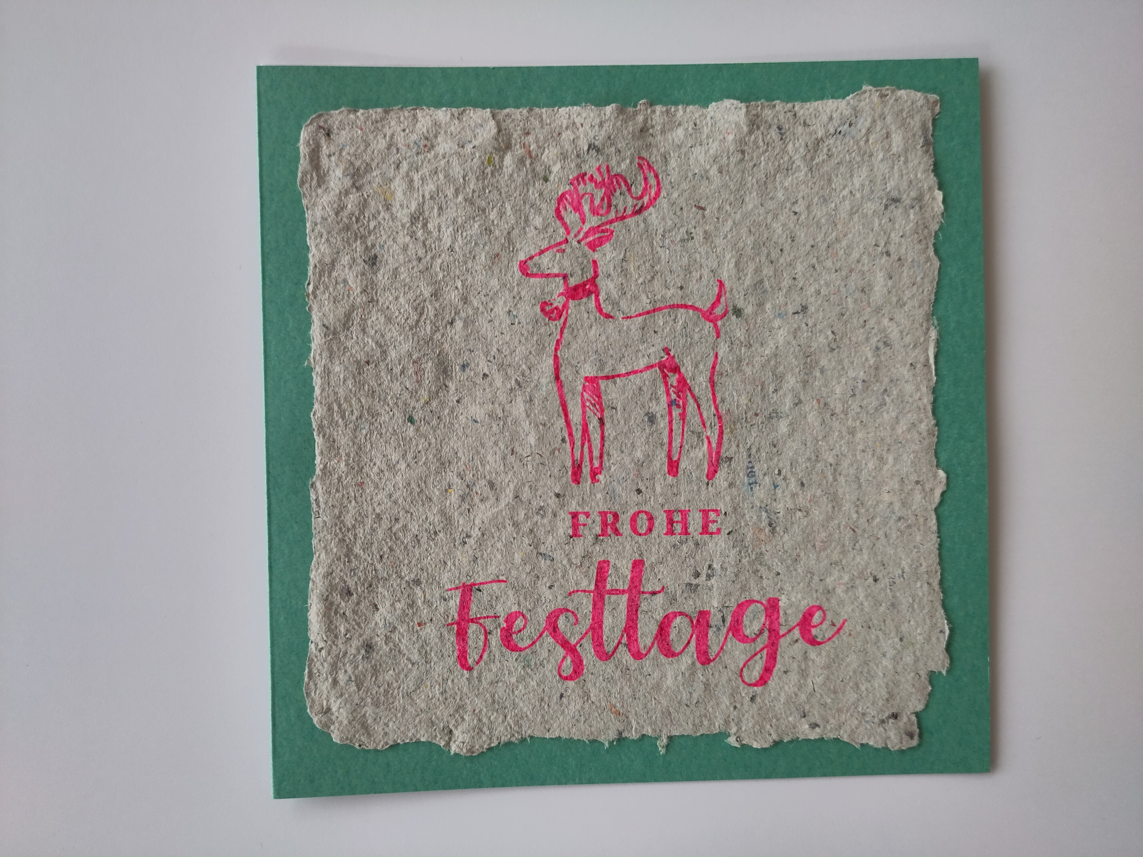 Karte: Weihnacht mit Elch