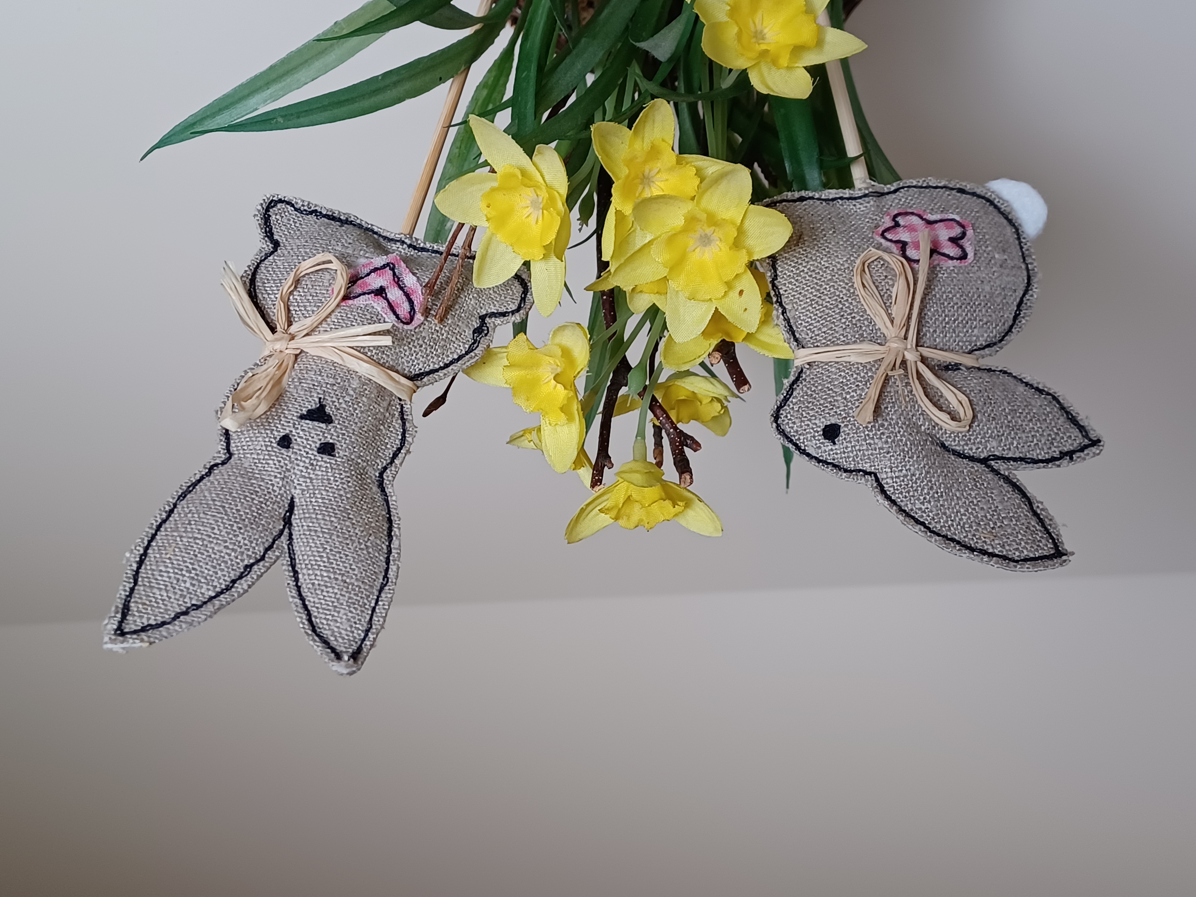 Osterdekoration: Süsse Hasen für die Osterdekoration