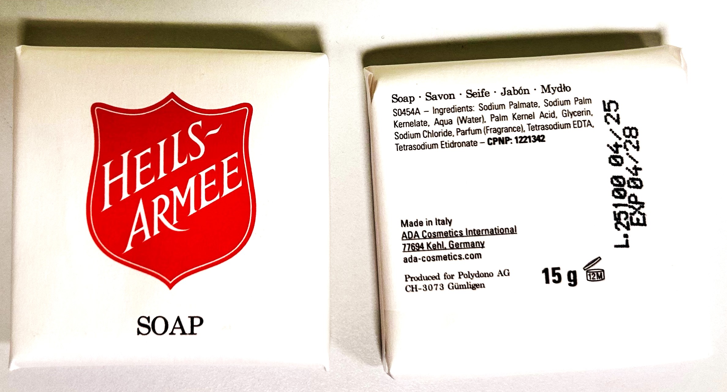 Seife mit Red Shield (100 Stück)