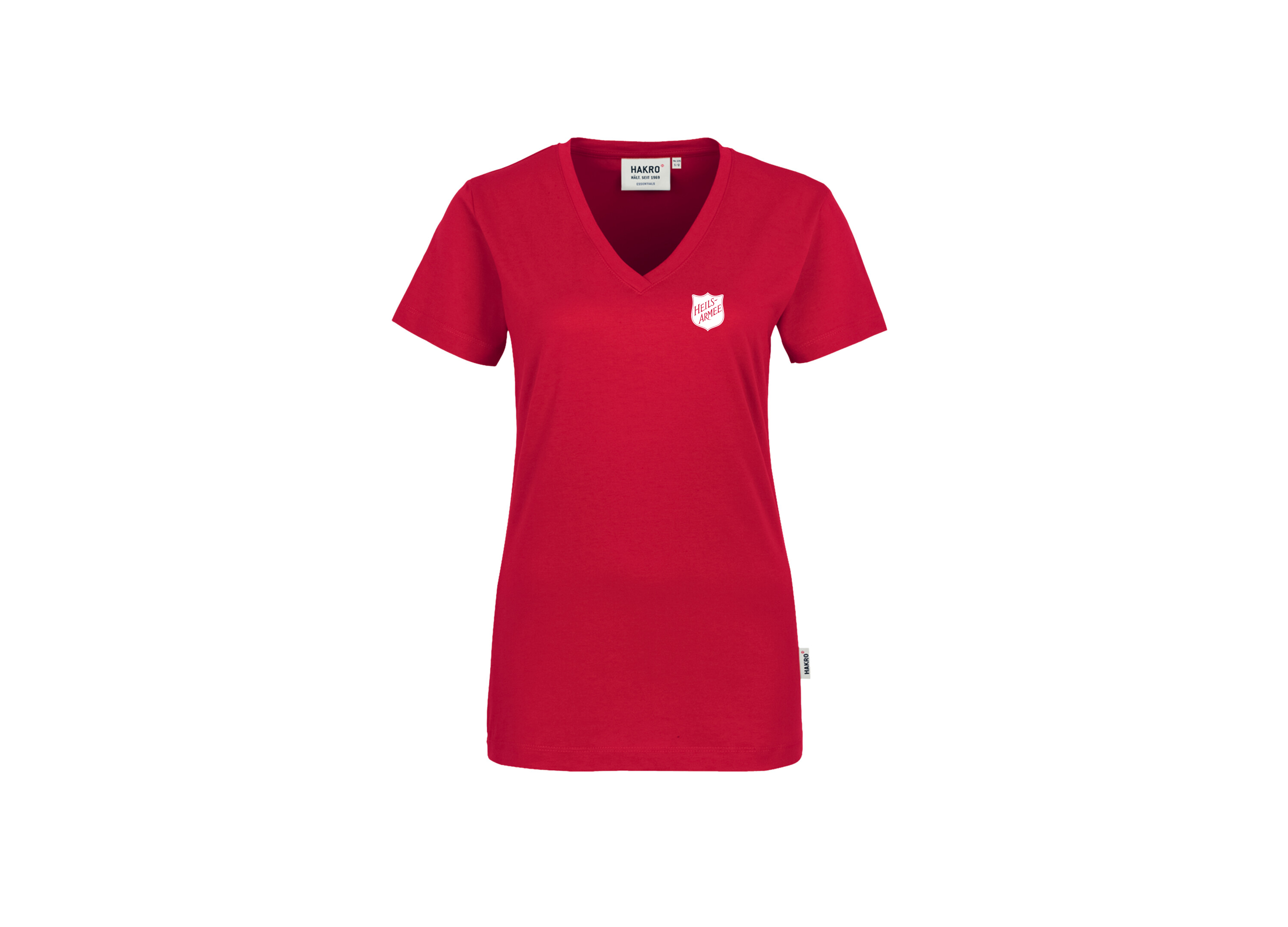 Damen V-Shirt Classic Hakro / Regular Fit N126