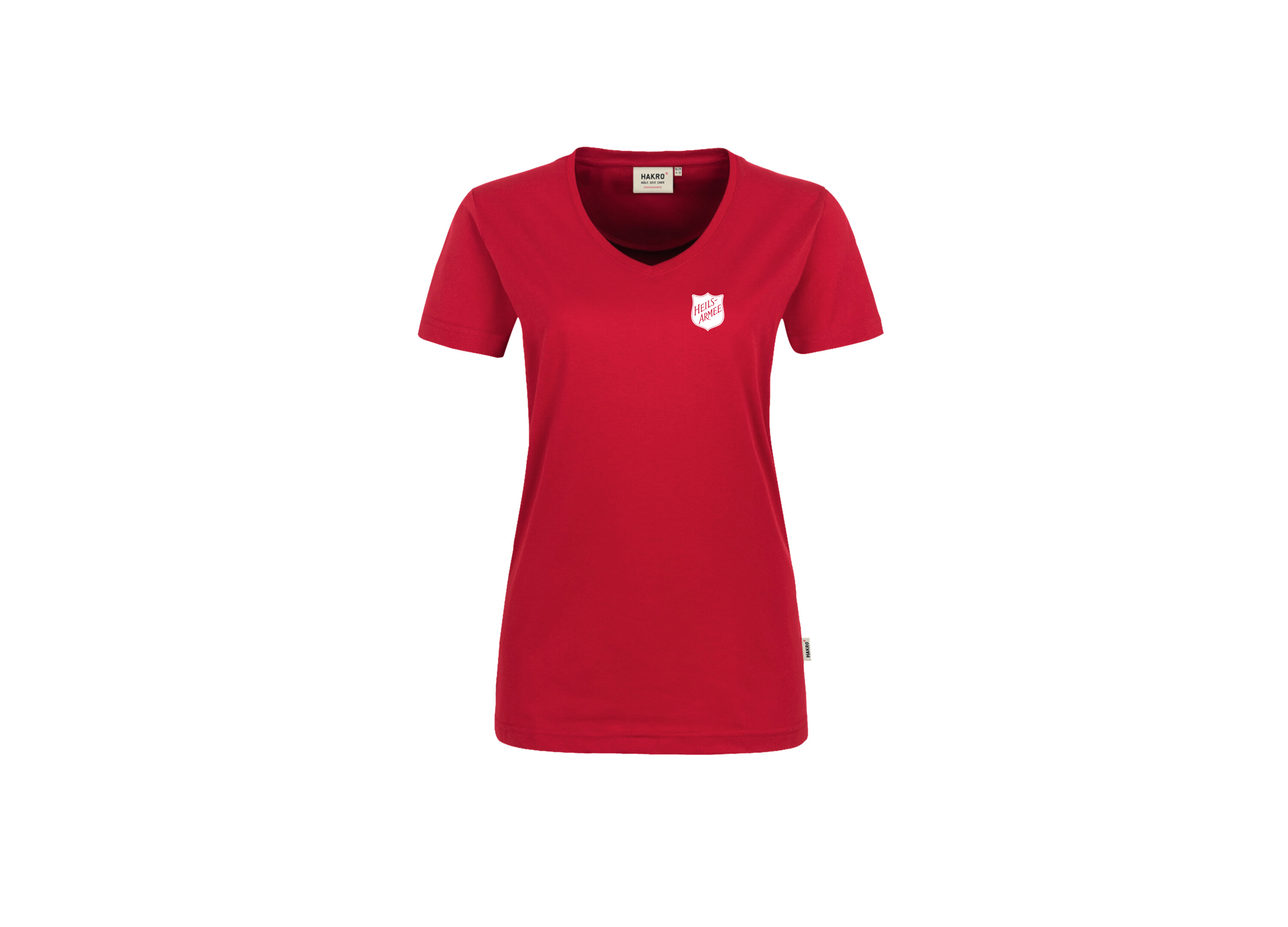 Damen V-Shirt Mikralinar Hakro / Regular Fit N181