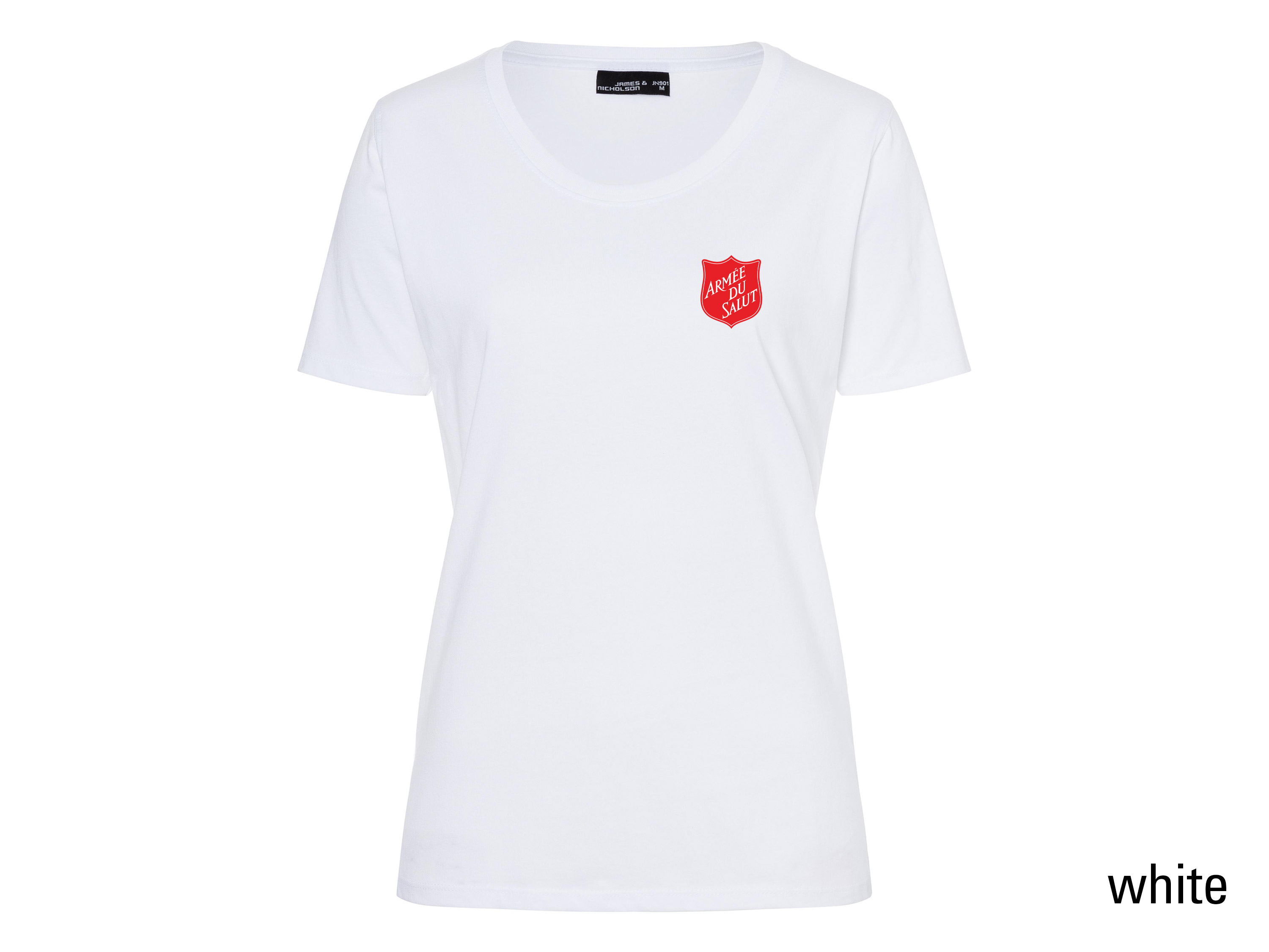 T-shirt col rond pour dames / Slim Fit