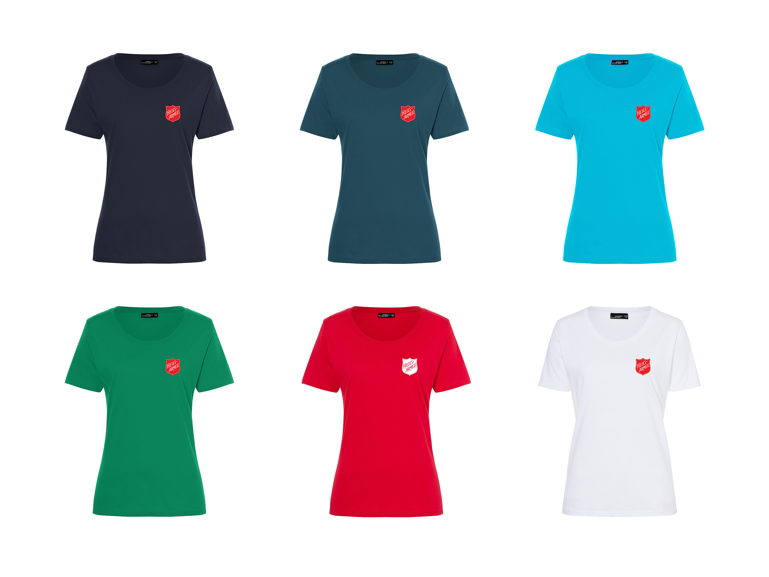 T-shirt col rond pour dames / Slim Fit JN901