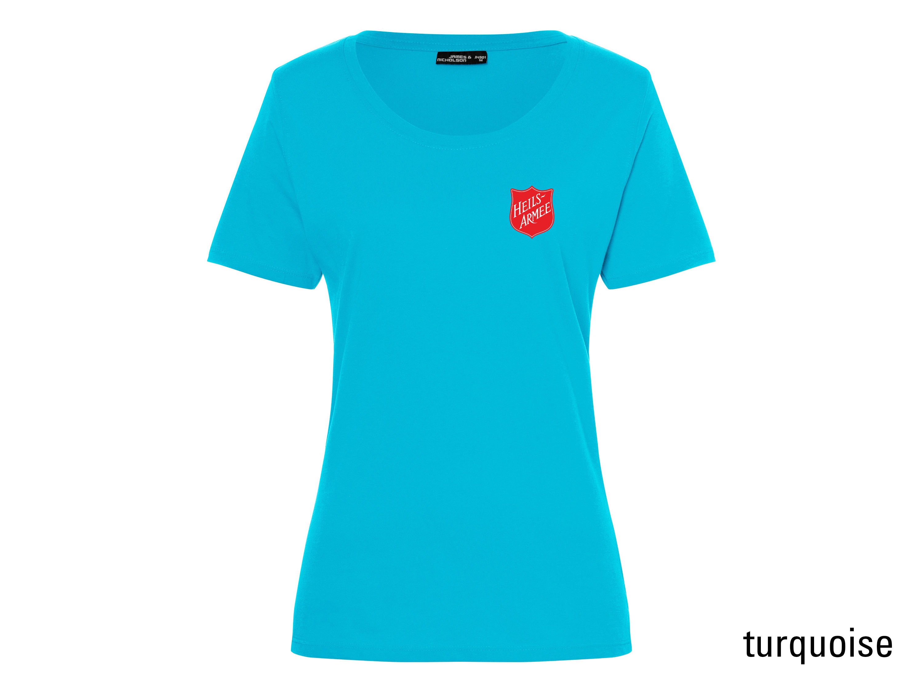 T-shirt col rond pour dames / Slim Fit