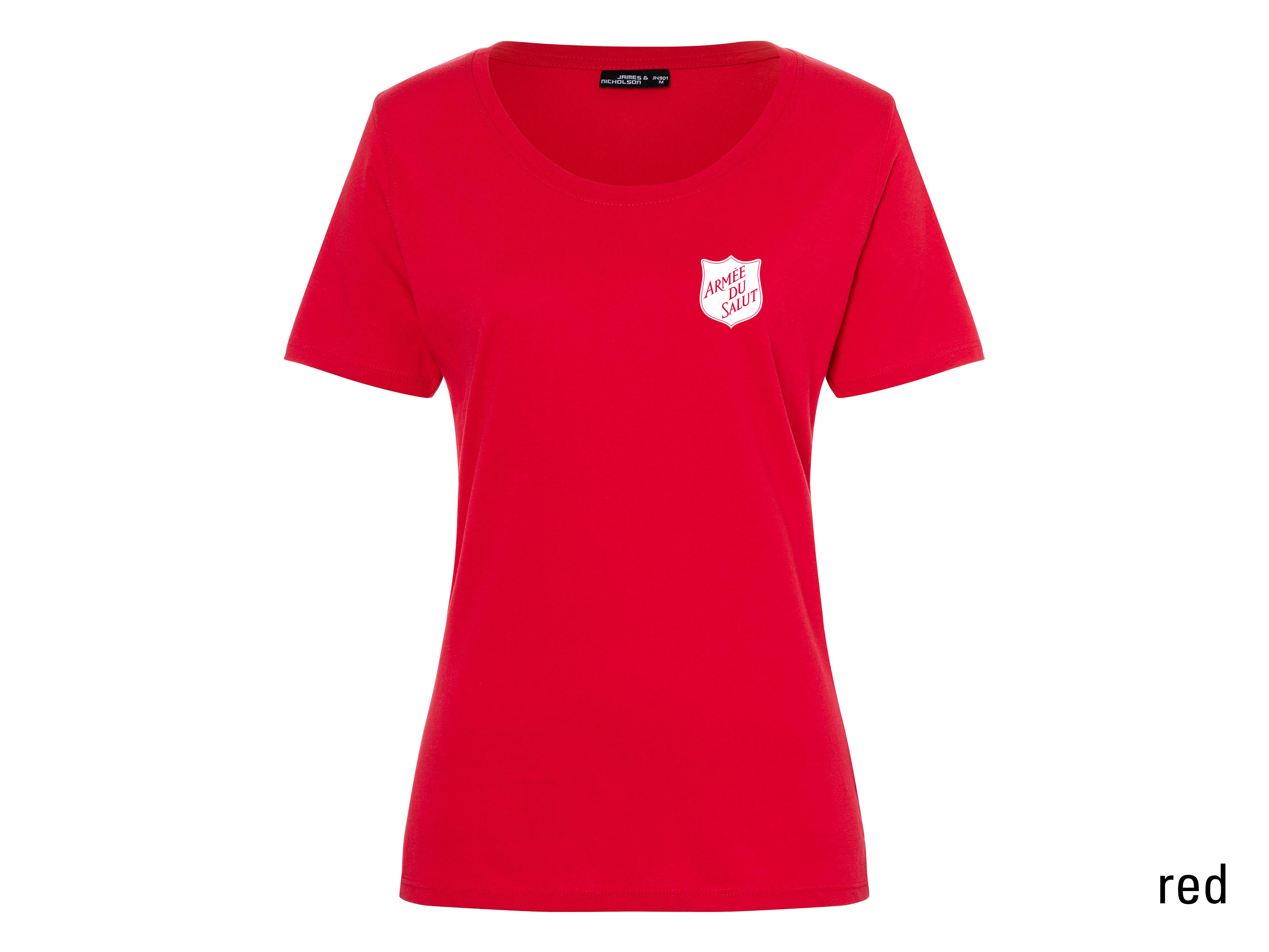 T-shirt col rond pour dames / Slim Fit