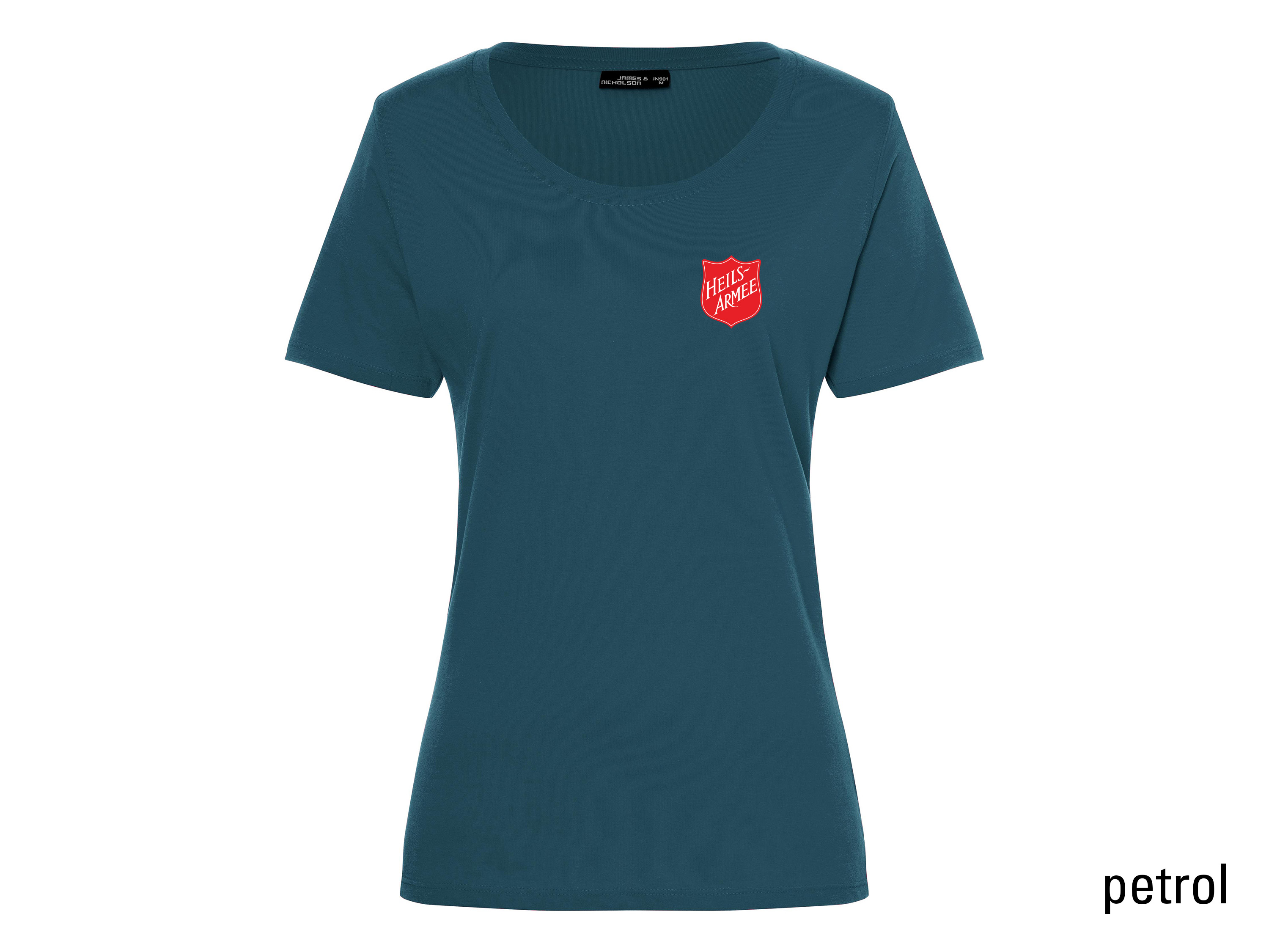 T-shirt col rond pour dames / Slim Fit