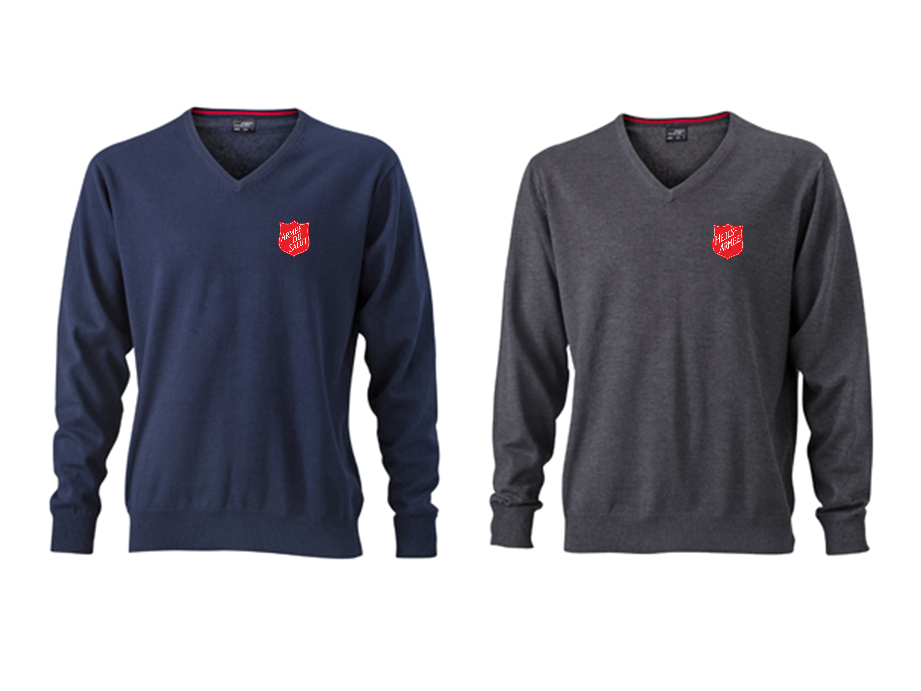 Pull à vol en V pour hommes JN659