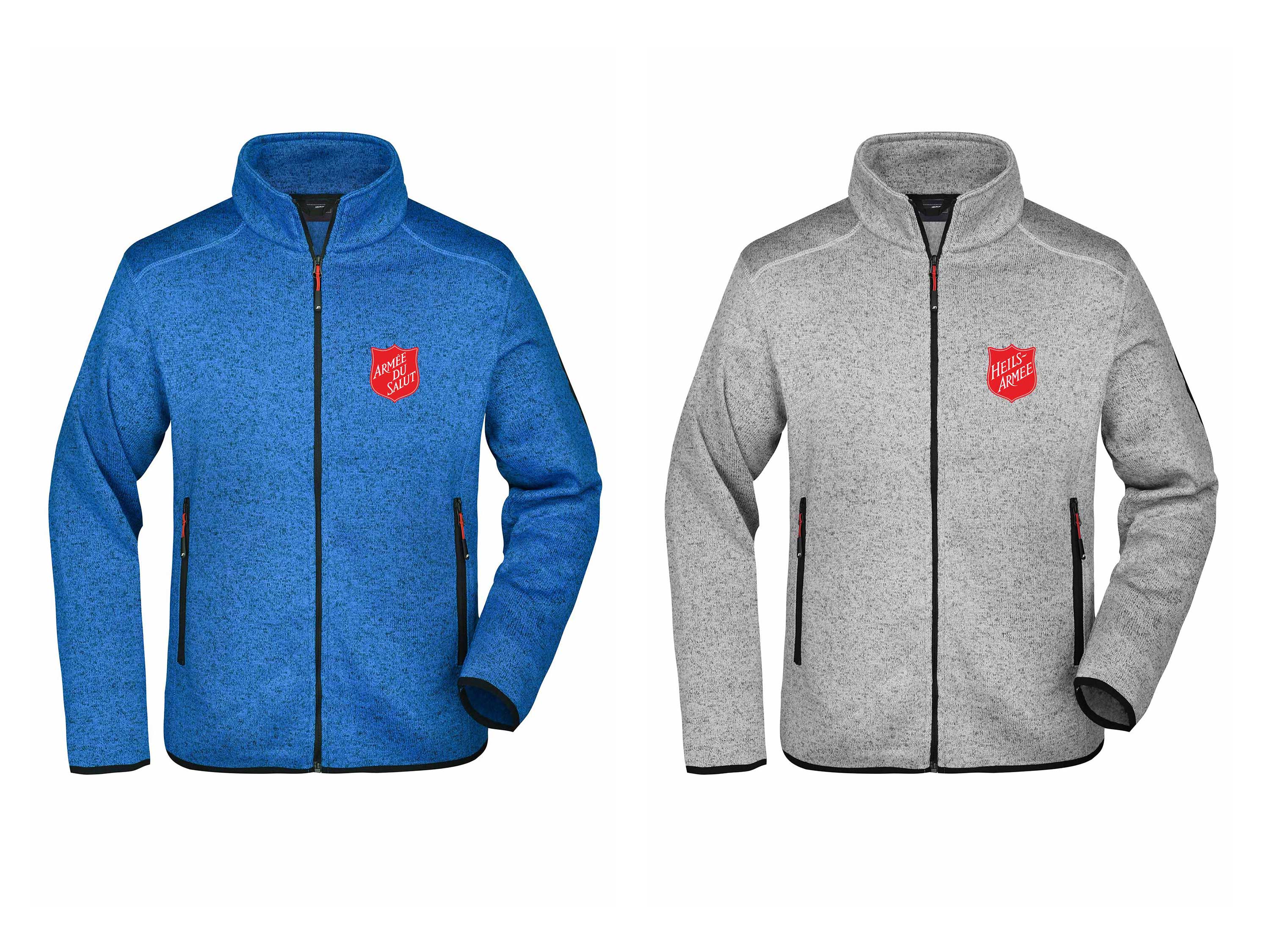 Veste en polaire tricotée pour hommes JN762