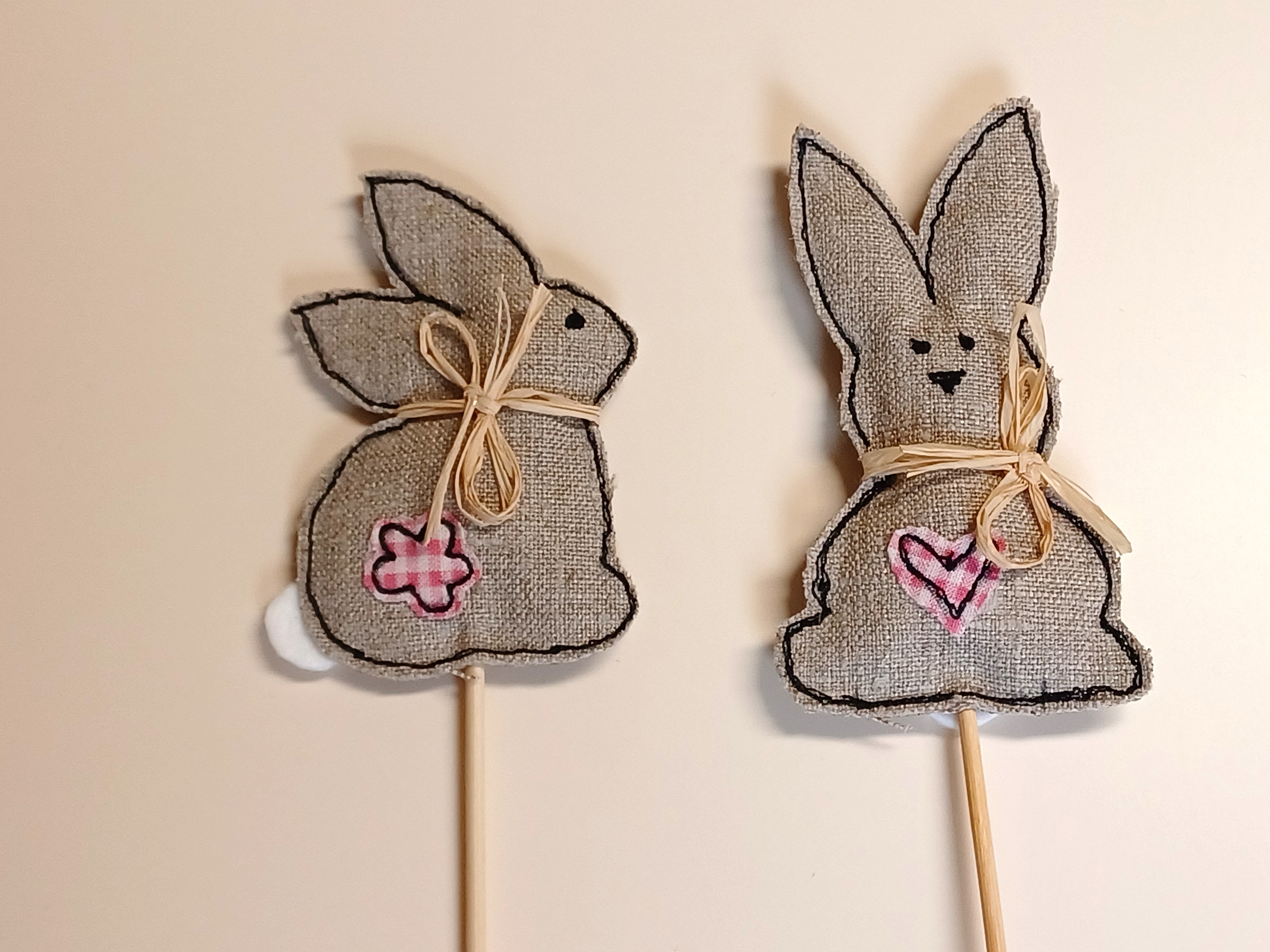 Décoration de Pâques : Des lapins mignons pour la décoration de Pâques